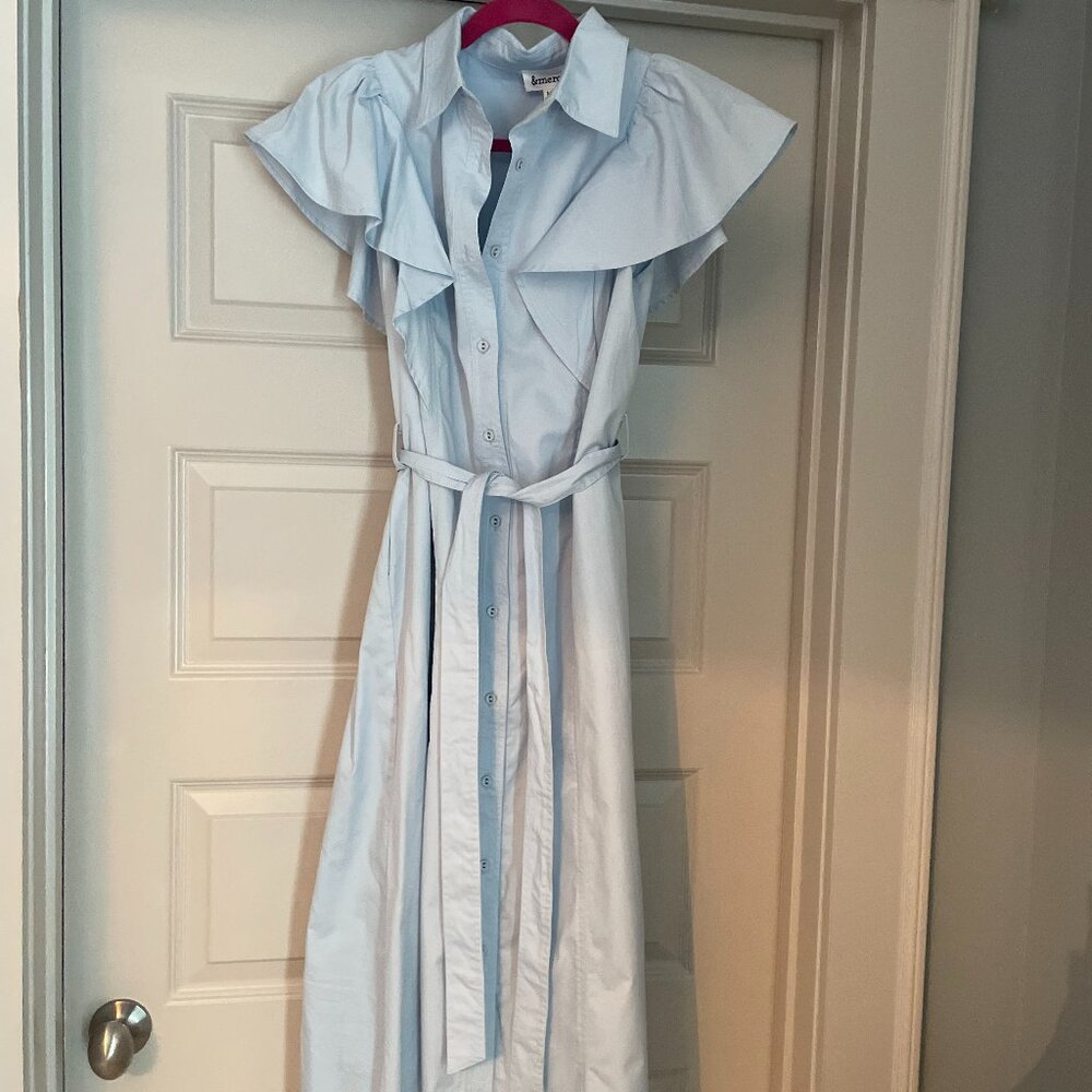 blue dress